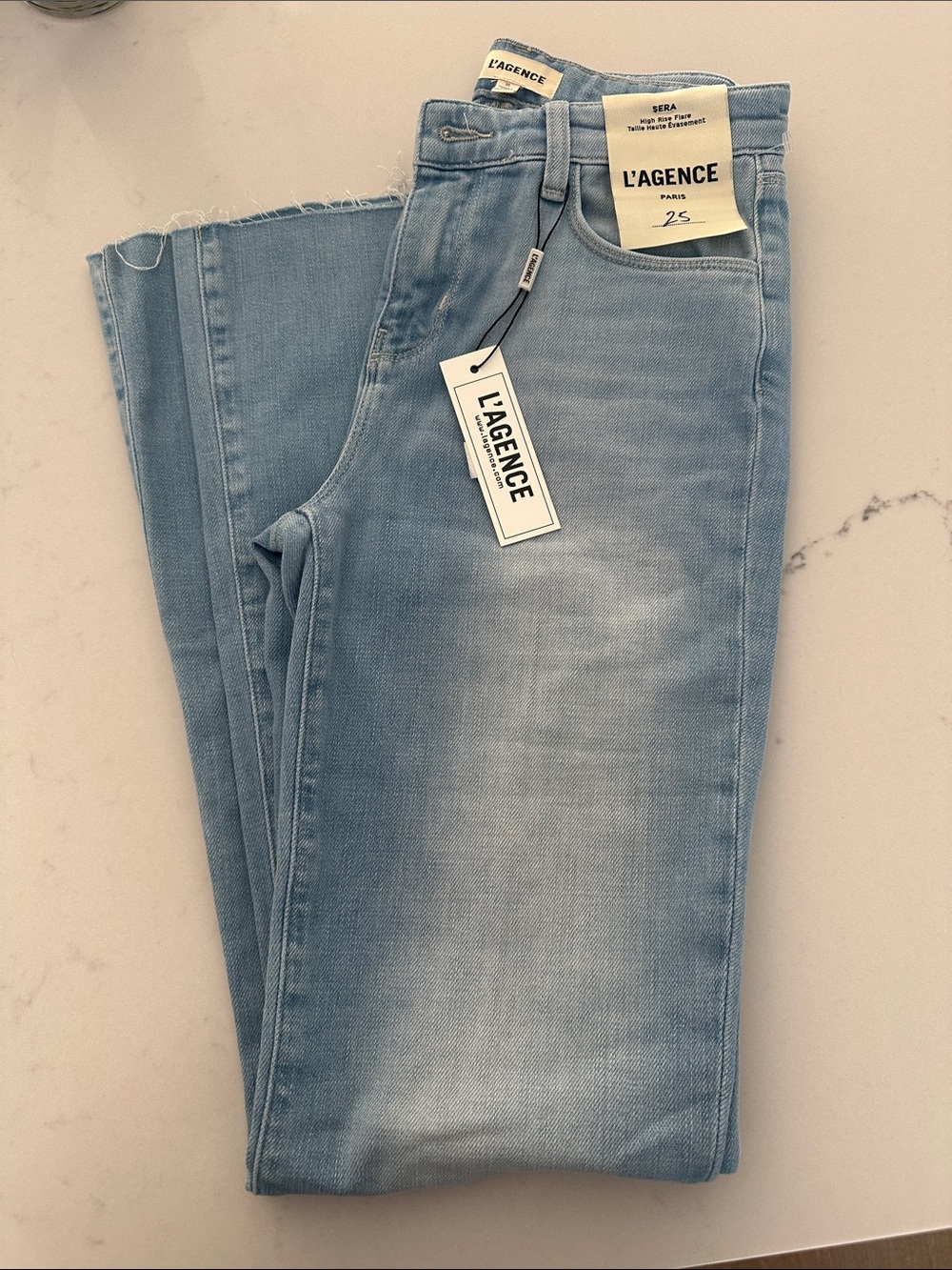 L'AGENCE Sera High Waist Flare Jeans NWT